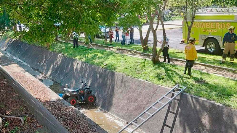 Accidente de cuatrimoto en Morelia, Michoacán, deja un adolescente fallecido y otro herido 
