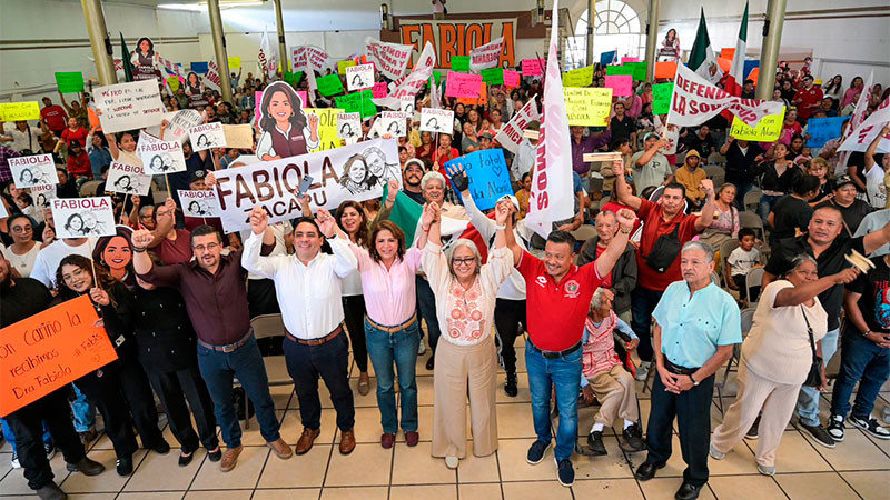 Fortalece Fabiola Alanís organización ciudadana y defensa de la transformación en Zacapu 