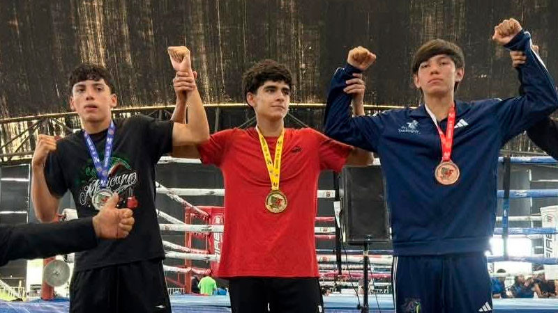 Talento moreliano conquista medallas nacionales en el Festival Olímpico Mexicano de Boxeo 