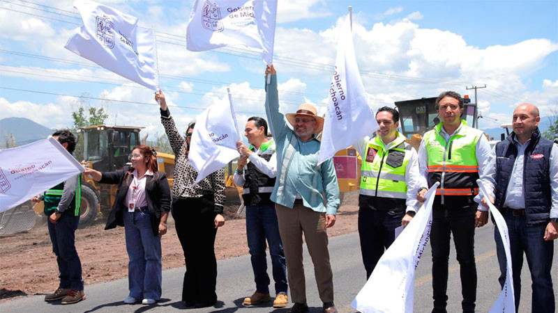 Hito de infraestructura en Zamora, arranca Bedolla construcción de primer paso elevado en La Rinconada 