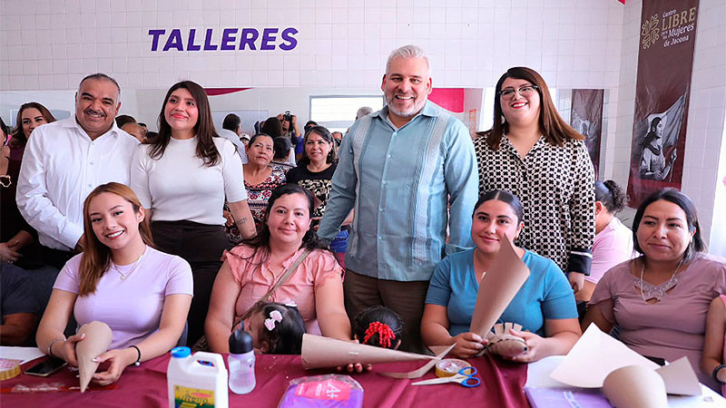 Inaugura Bedolla Centro LIBRE en Jacona para garantizar el desarrollo y protección de las mujeres 