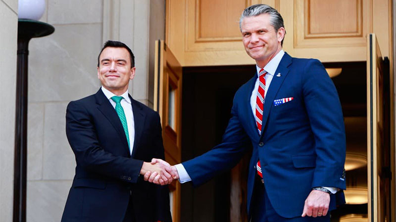 Ecuador y Estados Unidos revisan nuevas estrategias conjuntas en materia de seguridad 