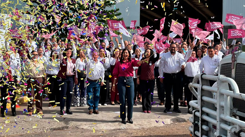 Gaby Molina arranca reparto de más de seis millones de Libros de Texto Gratuito para Michoacán 