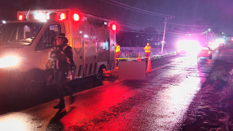 Hombre pierde la vida atropellado en la carretera Galindo-Amealco 