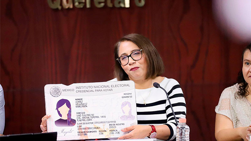 INE Querétaro presenta nueva credencial para votar; es más segura e inclusiva  