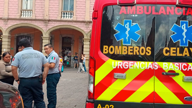 Niña es arrollada por motociclista en el Centro de Celaya, Guanajuato 