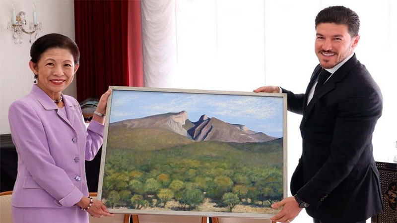 Princesa Hisako de Takamado de Japón inicia visita a Nuevo León para participar en actividades de la justa mundialista  