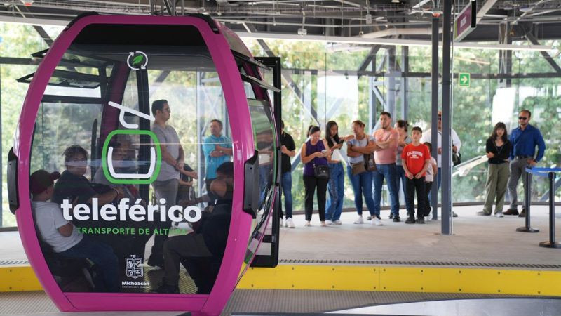En la última semana de junio iniciará primer mantenimiento programado del teleférico de Uruapan 