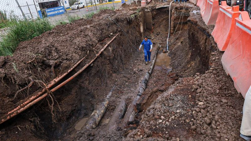 Reparación de fugas fortalece la red hidráulica de Morelia: Adolfo Torres  
