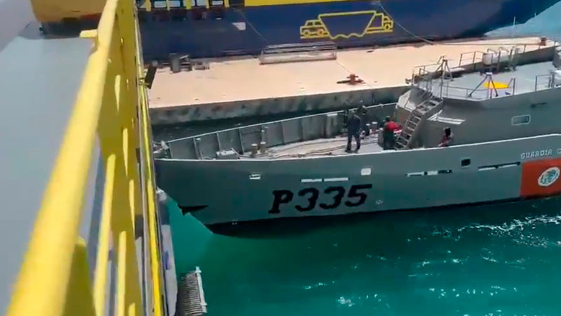 Chocan patrulla naval y embarcación de carga en Quintana Roo; investigan falla mecánica 