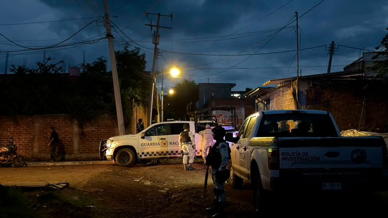 Ultiman a tiros a dos personas en Jacona, Michoacán  