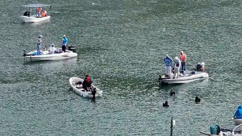 Rescatan tres de cuatro cuerpos en la Presa Zimapán  