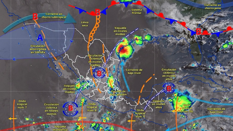 Día del Padre bajo la lluvia: alertan por tormentas, inundaciones y fuertes aguaceros en varios estados del país  
