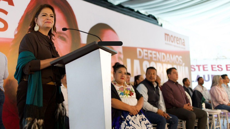 Desde Uruapan, Fabiola Alanís respalda a la presidenta Claudia Sheinbaum y la estrategia de atención a las causas para fortalecer la paz 