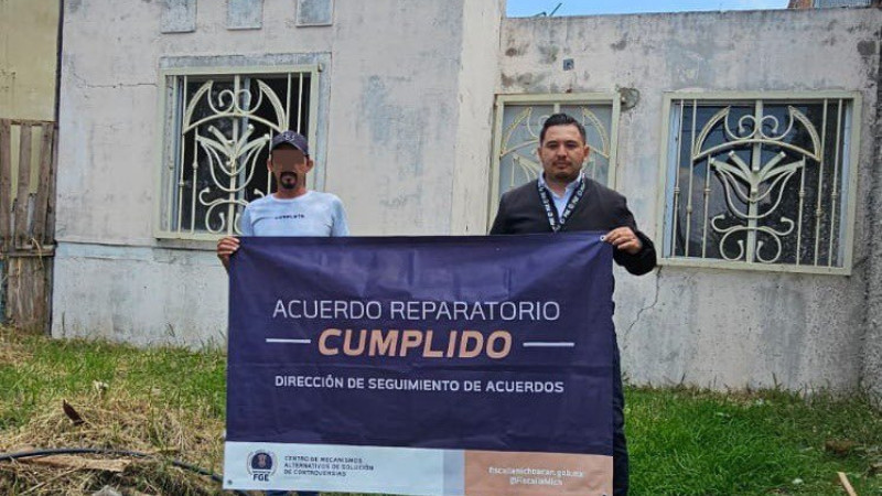 FGE logra recuperar vivienda ocupada irregularmente y la devuelve a su propietario en Sahuayo, Michoacán  