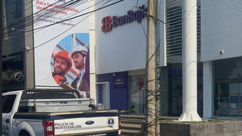 Asaltan a cuentahabiente tras retirar 266 mil pesos de un banco en Morelia 