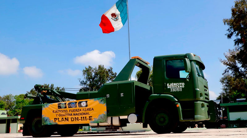 Ejército, en alerta permanente en Querétaro con el Plan DN-III-E ante temporada de lluvias 