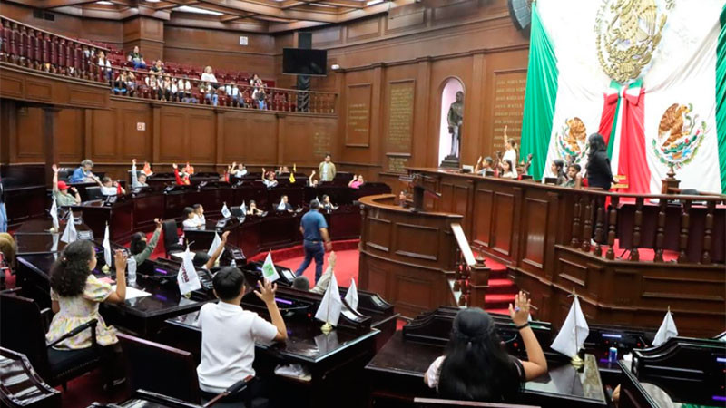 Congreso del Estado recibe a niñas y niños que participarán en el Parlamento Infantil Incluyente 2026 