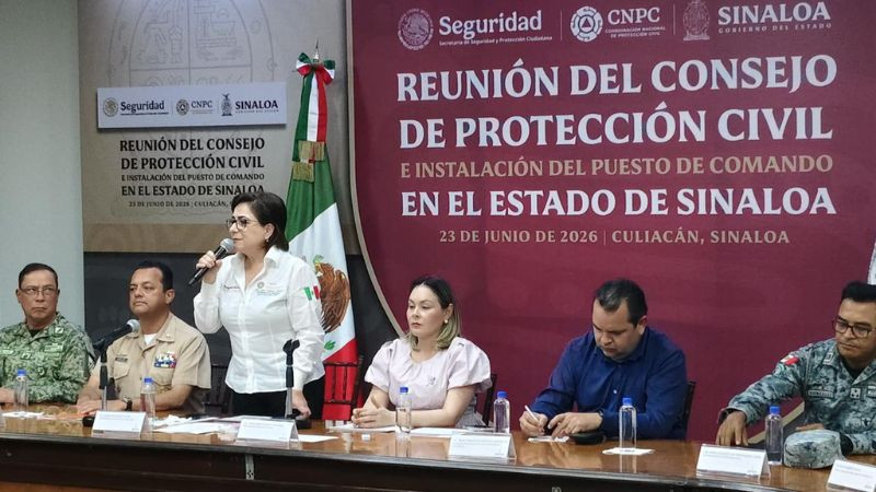Instalan Puesto de Comando Interinstitucional en Sinaloa ante temporada de lluvias y ciclones 
