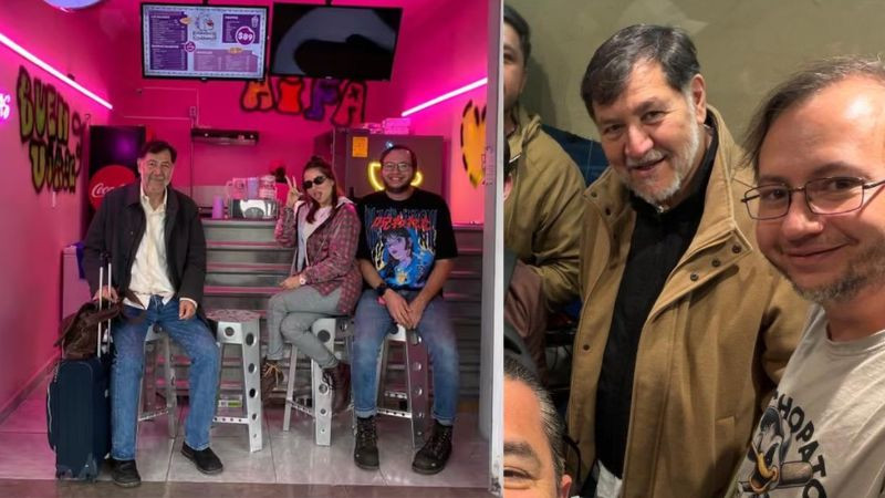 Fernández Noroña niega que Emiliano González sea su hijo; Leti Robles sostiene versión 