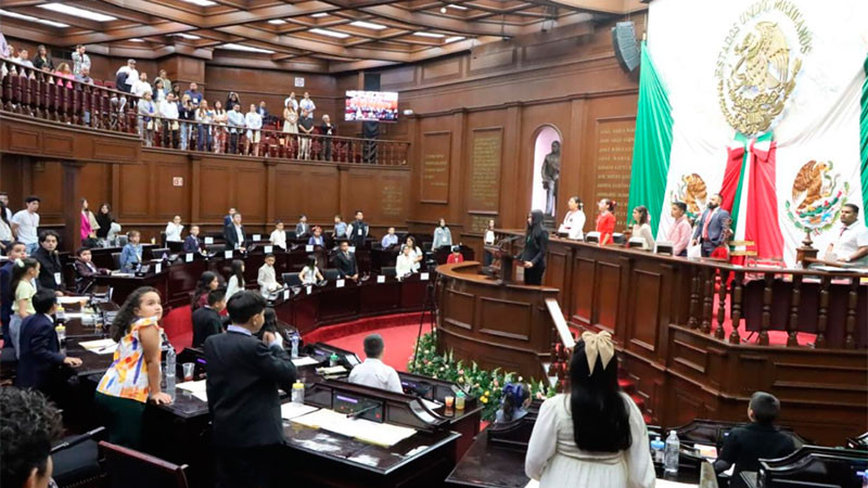Se realizó con éxito el Parlamento Infantil Incluyente 2026; el Congreso del Estado escuchó las propuestas de las y los niños michoacanos 