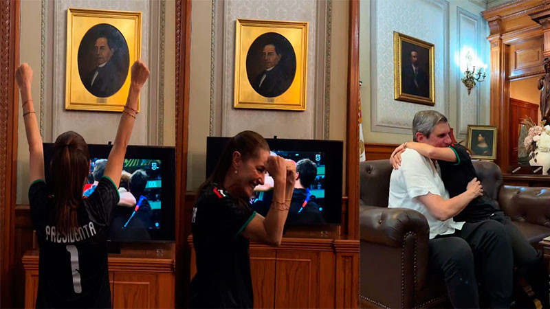 Sheinbaum celebra resultado de México ante Chequia y manda felicitaciones a los jugadores  