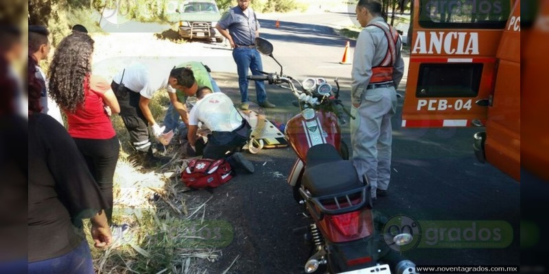 Accidente de moto en Los Reyes, deja un herido grave y dos menores lesionados - Foto 2 
