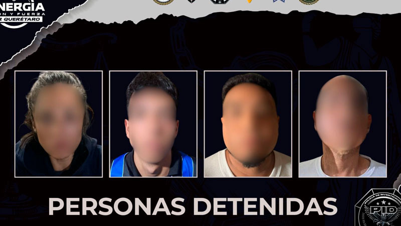 FGEQ realiza cateos por delitos contra la salud; cuatro personas resultaron detenidas 