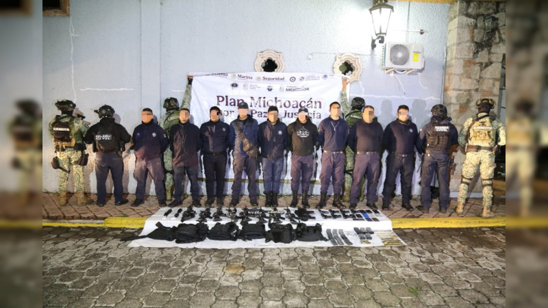 ¡Falsos policías sembraban el miedo en Michoacán!: Caen 9 hombres armados que circulaban en patrullas “pirata” de la Guardia Civil en Zinapécuaro  