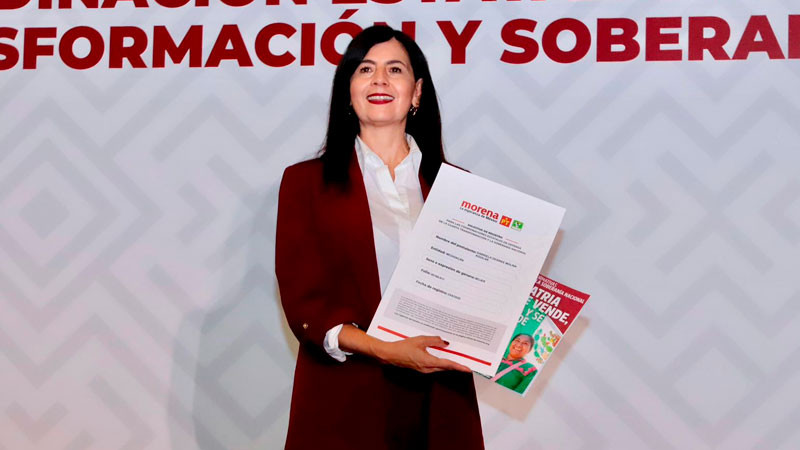 Gaby Molina va por la gubernatura de Michoacán 