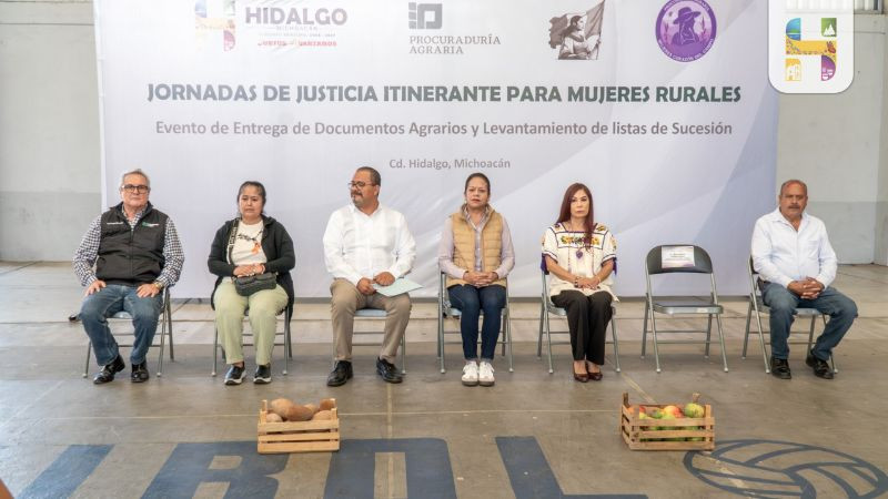 Realizan Jornada de Justicia Itinerante para Mujeres Rurales en Hidalgo 