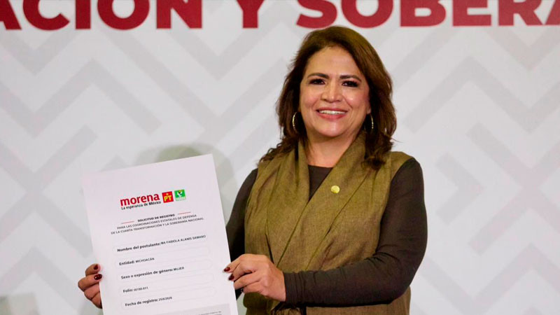 Respalda Fabiola Alanís método de encuesta para elegir la Coordinación de Morena 