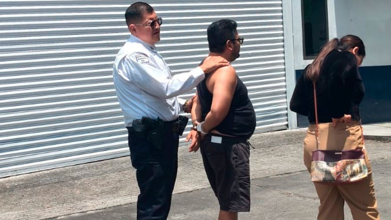 Aprehende la GC a sujeto que amenazó con arma de fue a dos mujeres en Morelia, Michoacán  