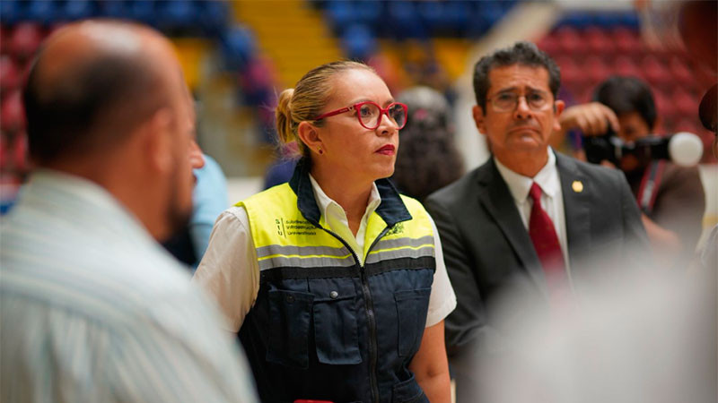 UMSNH, lista para recibir a aspirantes que presentarán examen de admisión; Yarabí Ávila realiza recorrido 