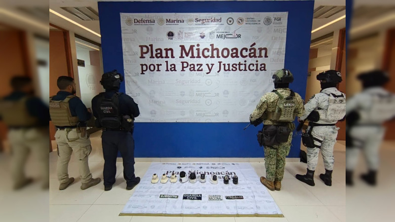 Desmantelan red de vigilancia presuntamente operada por la delincuencia en Tangamandapio, Michoacán  