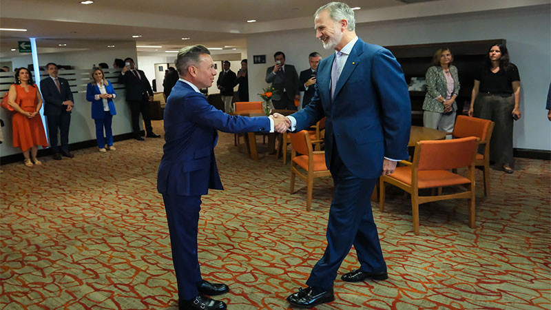 Felipe VI fortalece la relación entre España y Jalisco durante visita a Guadalajara 