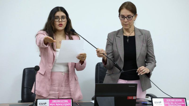 Asume la Presidencia Provisional del IEM la consejera electoral Selene Lizbeth González Medina 