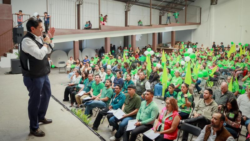Ernesto Núñez recorre Álvaro Obregón para sumar voluntades al proyecto "Michoacán Competitivo" y coordinar los trabajos de la 4T 