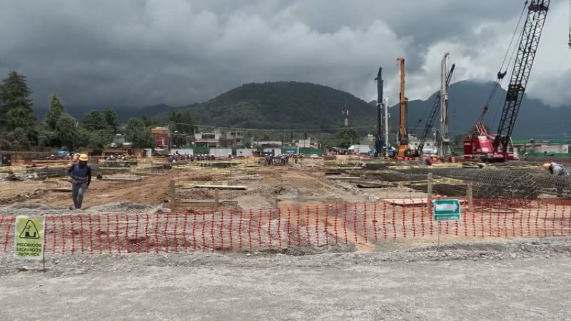 Supervisan avances del Hospital Regional del IMSS en Zitácuaro; concluirá este año 