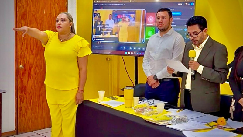 Verónica García Reyes asume la presidencia interina del PRD Michoacán 