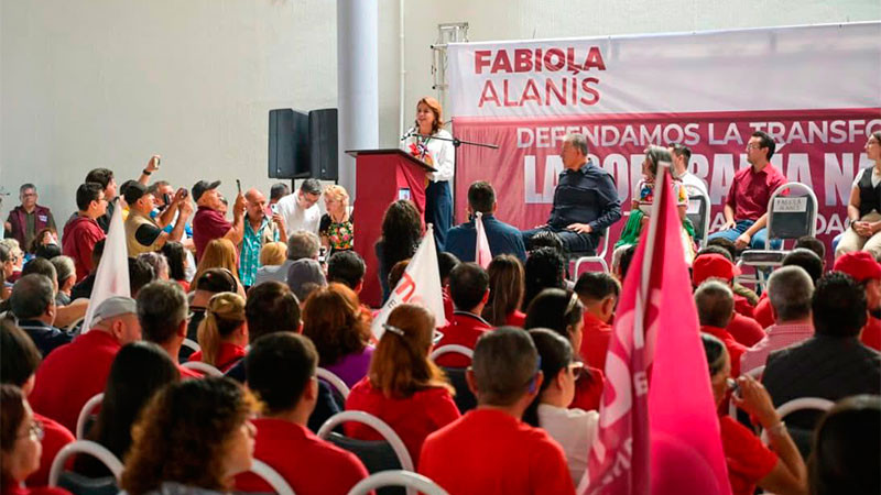 En Zamora y Jacona, Fabiola Alanís llama a cerrar filas por la Transformación y destaca resultados del Plan Michoacán para La Paz y la Justicia 