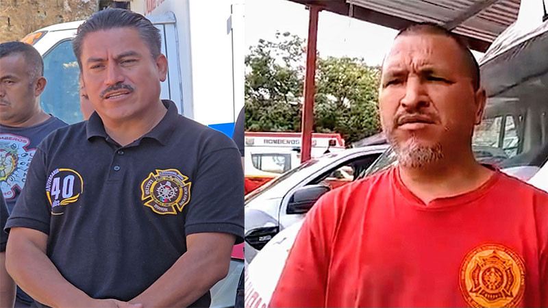 Seleccionan a dos elementos del cuerpo de Bomberos Voluntarios de Zitácuaro, Michoacán para acudir a Venezuela  