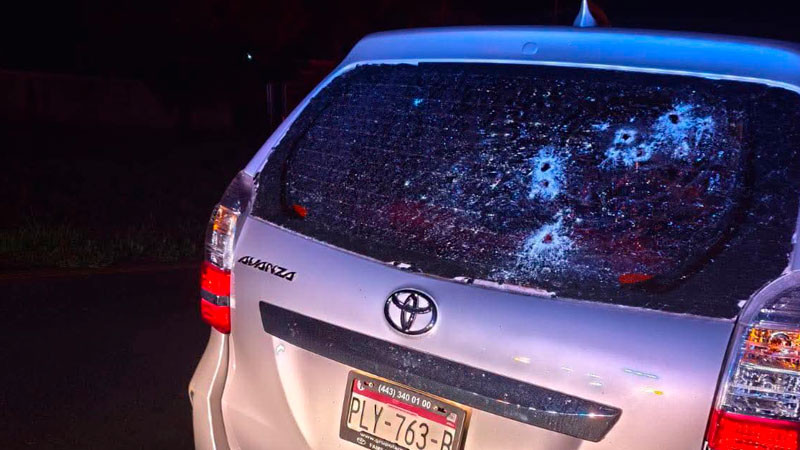 Identifican a víctimas de ataque a balazos en la Morelia-Pátzcuaro 