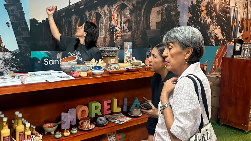Morelia proyecta su riqueza turística y cultural desde Punto México 