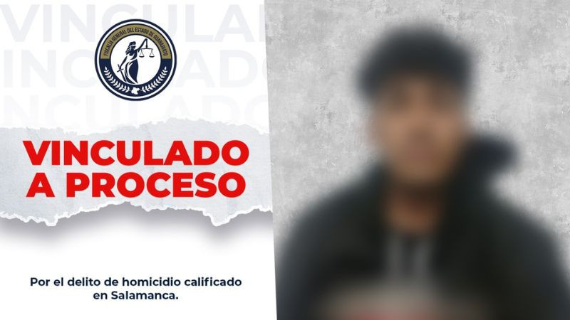 Vinculan a proceso a presunto homicida detenido tras ataque armado en el centro de Salamanca 