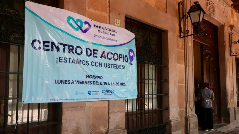 Abren dos centros de acopio en el estado de Querétaro para ayudar a Venezuela 