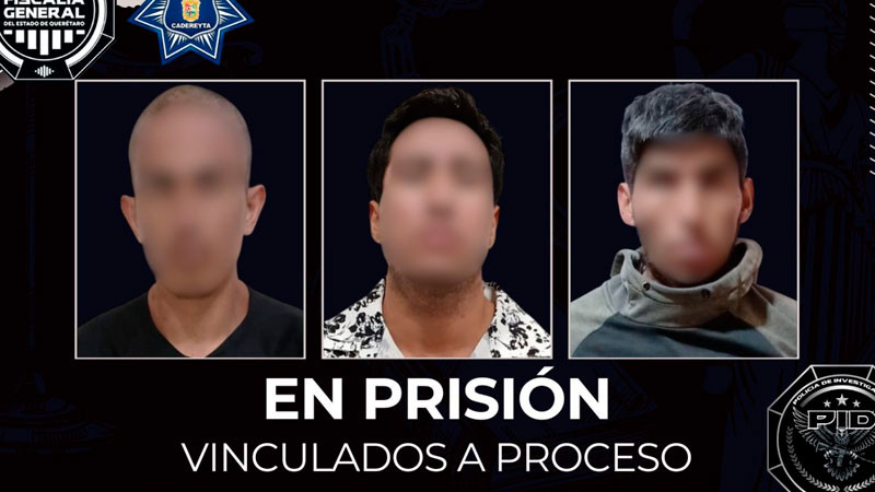 Obtiene Fiscalía prisión y vinculación a proceso contra “El Gilberto” o “El Michoacano”, “El Shaggy” y “El Chelas” por homicidio calificado ocurrido en Cadereyta 