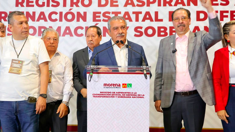 Morón, único respaldado como aspirante por Morena y el PT en Michoacán  