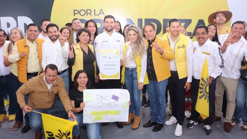 Asamblea Estatal del PRD respalda a Octavio Ocampo para recuperar la grandeza de Michoacán 