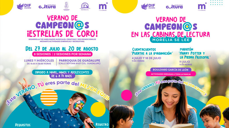SeCultura Morelia invita a cursos y actividades de verano 